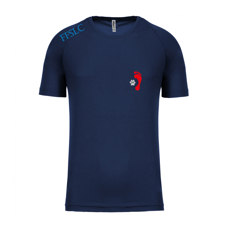 T-shirt homme FFSLC floqué - Fédération Française des Sports et Loisirs ...