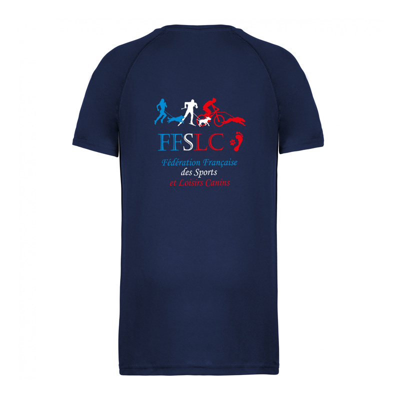 T-shirt homme FFSLC floqué - Fédération Française des Sports et Loisirs ...